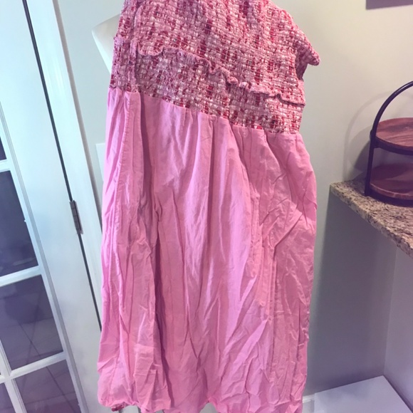 Vineyard Vines 🌸 Rock Rose 🌹 floral smocked MIDI pockets dress - Picture 14 of 16